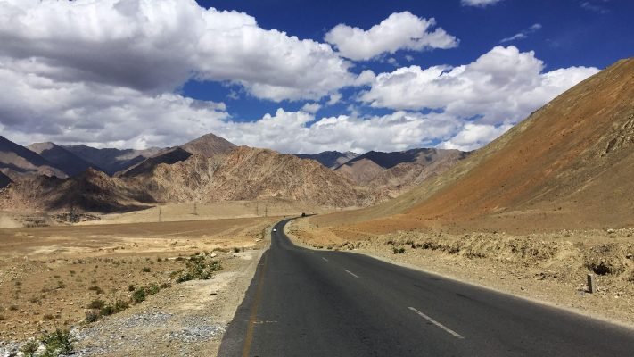 Magnetic Hill Road Under The Blue Sky | Magnetic Hill Ladakh - Hikerwolf