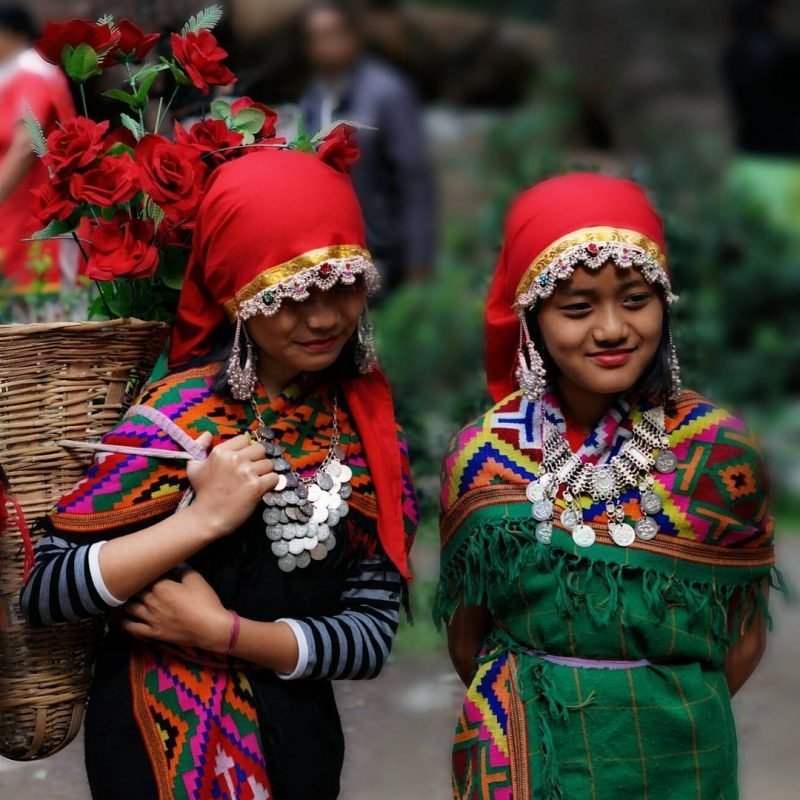 Girls In Beautiful Himachali Dress