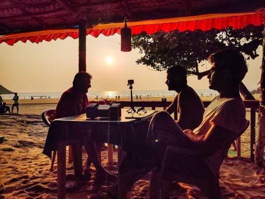 Enjoying Evening With Friends On The Beach -Gokarna Trip | Hikerwolf