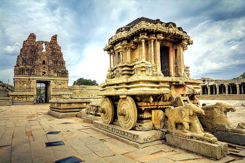 Stone Charriot In Hampi- Hampi Trip | Hikerwolf