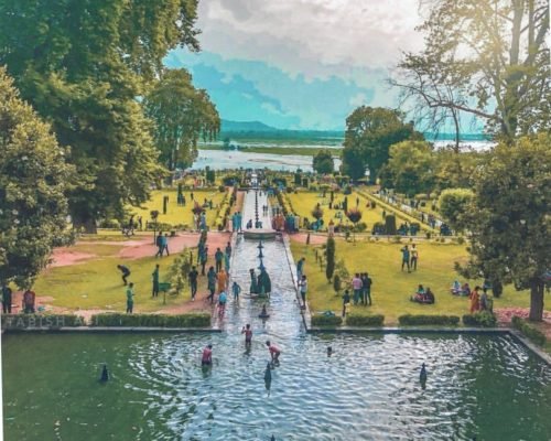 Garden of Nishat, Kashmir, Shalimar and Nishat Bagh,