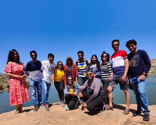 Group Picture In Hampi - Hampi Tour | Hikerwolf