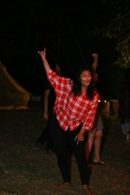 Girl Dancing At DJ Night | Camping Near Mumbai-Hikerwolf