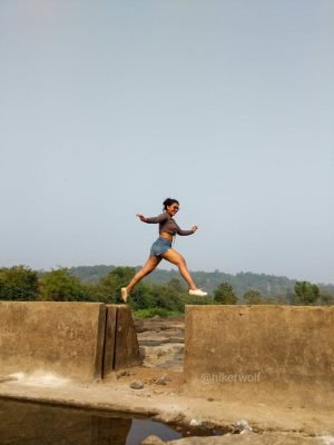 Girls Jumping Walls- Camping Near Pune | Hikerwolf