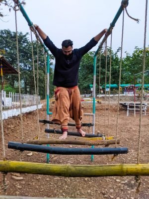 Boy Passing Obstacles | Camping Near Mumbai -Hikerwolf