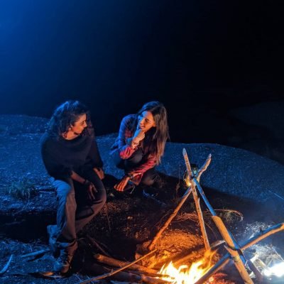 Girls Enjoying Bonfire Night |Meghalaya Tour -Hikerwolf