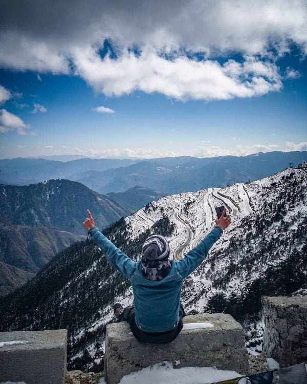 Snowy Mountains Near Sela Pass -Arunachal Pradesh Tourism