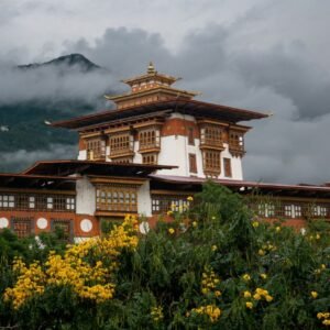 punakha-dzong-monsoon-clouds-bhutan
